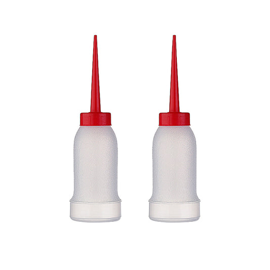 L) オイル用トンガリキャップボトル(赤) 150ml_PE