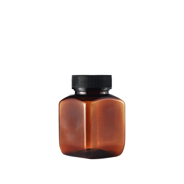 L) 広口キャップボトル(Bタイプ角型) 120ml_PET