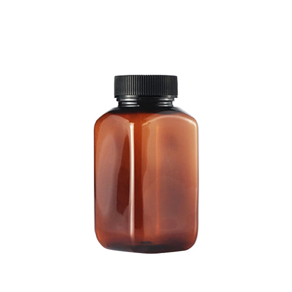 L) 広口キャップボトル(Bタイプ角型) 200ml_PET
