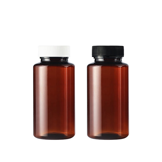 L) 広口キャップボトル(B丸タイプ) 200ml_PET - YOKIプラザ - 化粧品容器