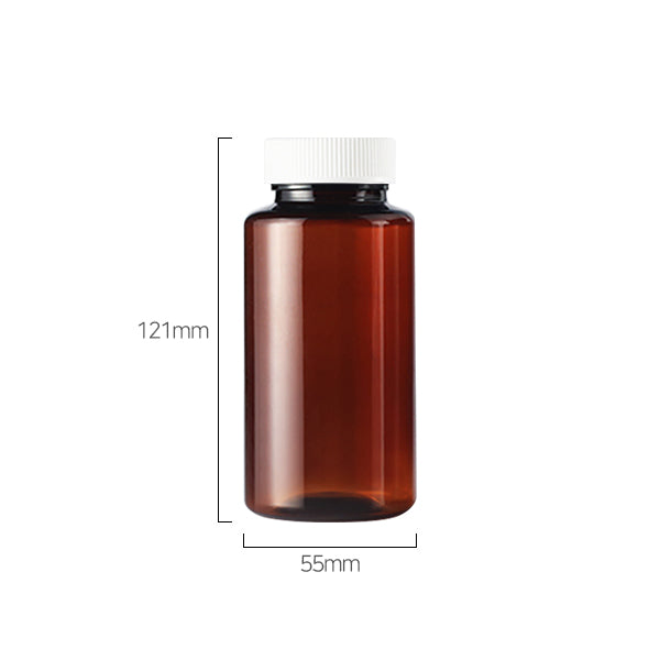 L) 広口キャップボトル(B丸タイプ) 200ml_PET