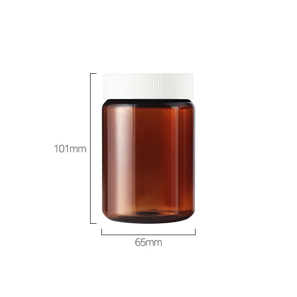 L) 広口キャップボトル(B丸タイプ) 250ml_PET