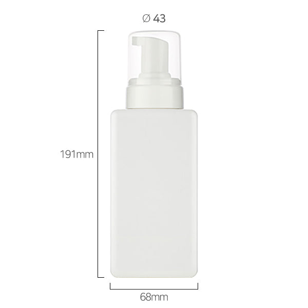 L) 泡ポンプ(角型/白) CJ-S250,500ml_PET