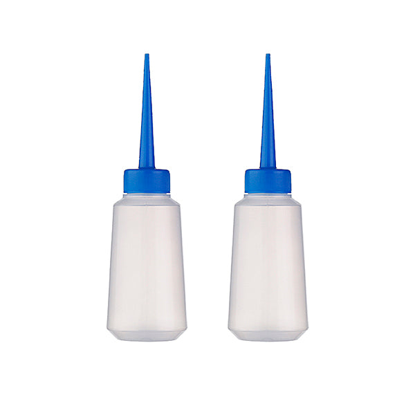 L) オイル用トンガリキャップボトル(青) 150ml_PE