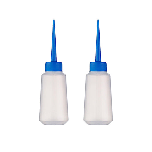 L) オイル用トンガリキャップボトル(青) 150ml_PE
