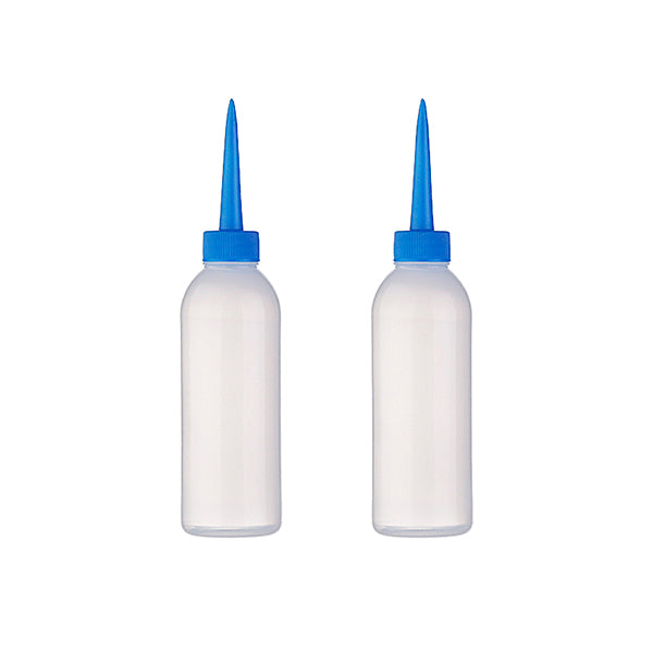 L) オイル用トンガリキャップボトル(青) 100ml_PE