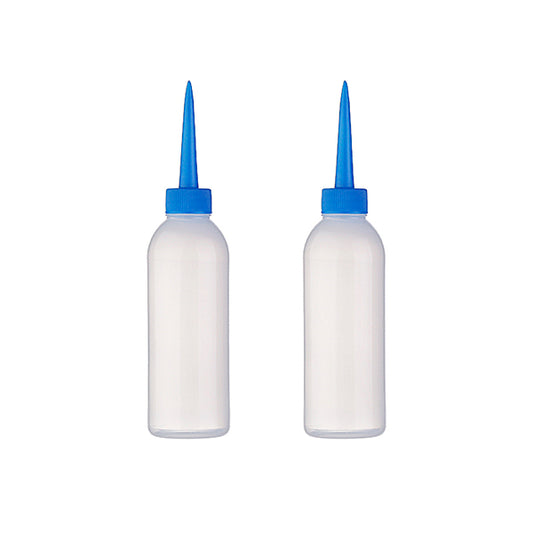 L) オイル用トンガリキャップボトル(青) 100ml_PE