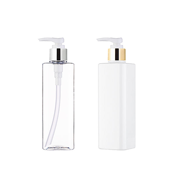 L) 金冠・銀冠ポンプボトル(角型/Dタイプ) S300ml_PET