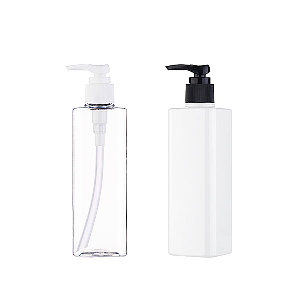 L) ポンプボトル(Dタイプ/角型) S300ml_PET
