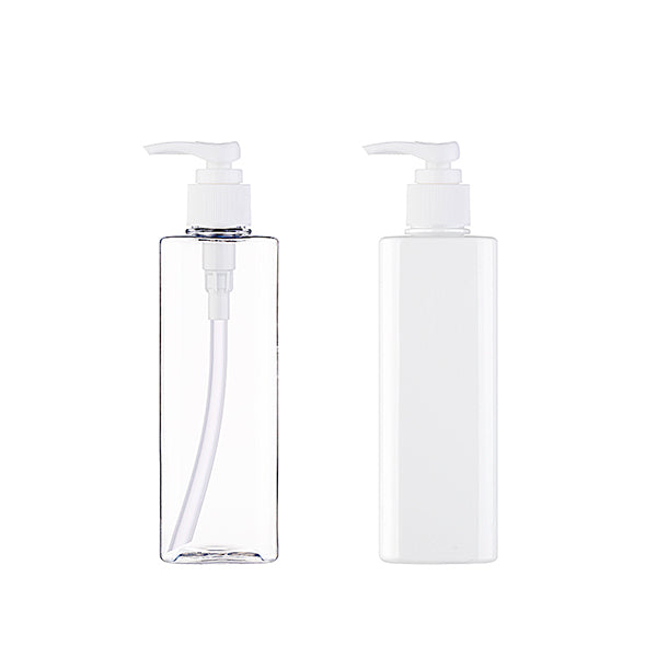 L) ポンプボトル(Dタイプ/角型) S300ml_PET