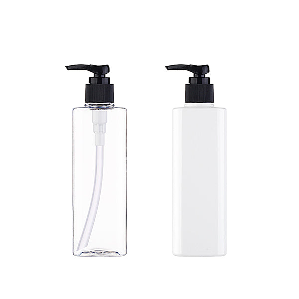 L) ポンプボトル(Dタイプ/角型) S300ml_PET