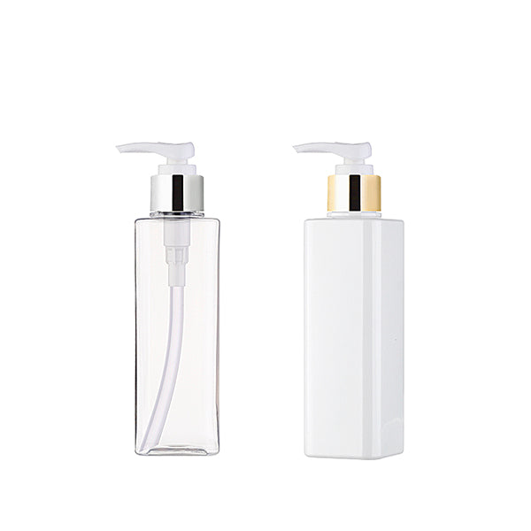 L) 金冠・銀冠ポンプボトル(角型/Dタイプ) S200ml_PET