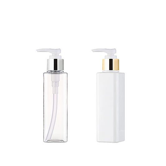L) 金冠・銀冠ポンプボトル(角型/Dタイプ) S150ml_PET
