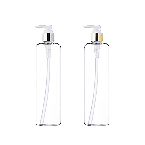 L) 金冠・銀冠ポンプボトル(透明/Dタイプ) CRL410ml_PET