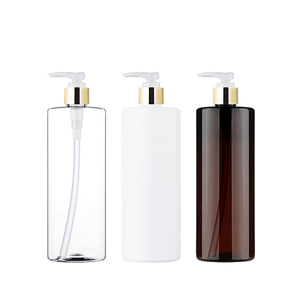 L) 金冠・銀冠ポンプボトル(Dタイプ) CL500ml_PET