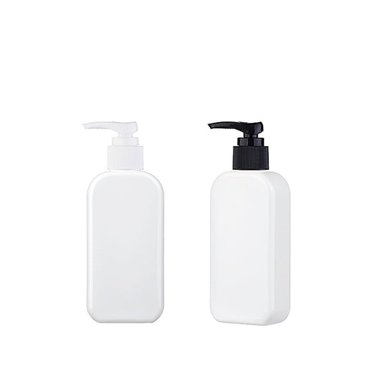 L) ポンプボトル(Dタイプ/スクエア) SR150ml_PET - YOKIプラザ - 化粧品容器