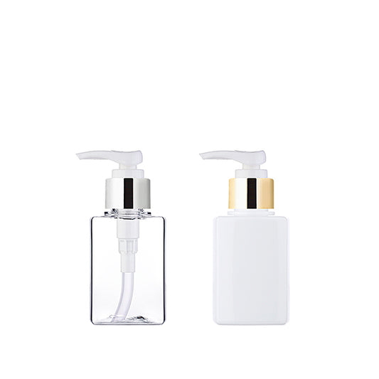 L) 金冠・銀冠ポンプボトル(角型/Dタイプ) S125ml_PET