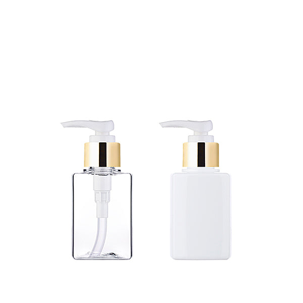 L) 金冠・銀冠ポンプボトル(角型/Dタイプ) S125ml_PET