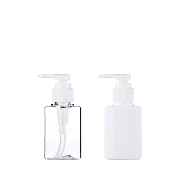 L) ポンプボトル(角型/Dタイプ) S125ml_PET