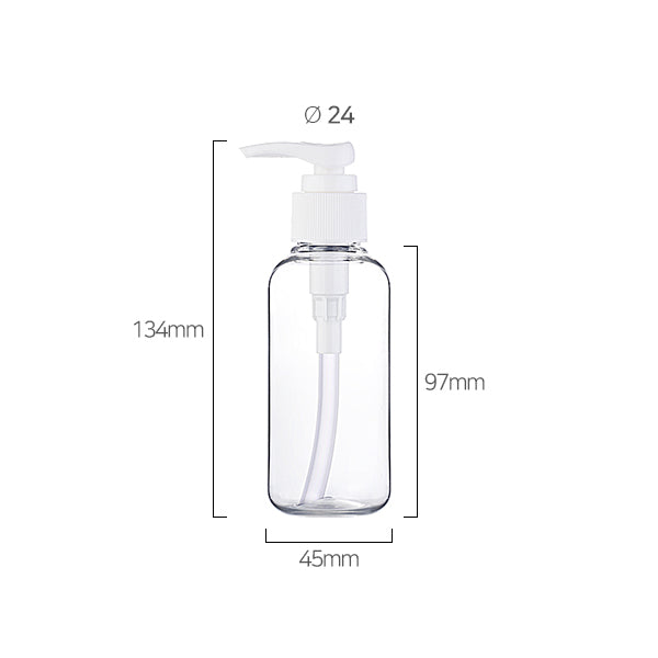 L) ポンプボトル(Dタイプ) CR125ml_PET