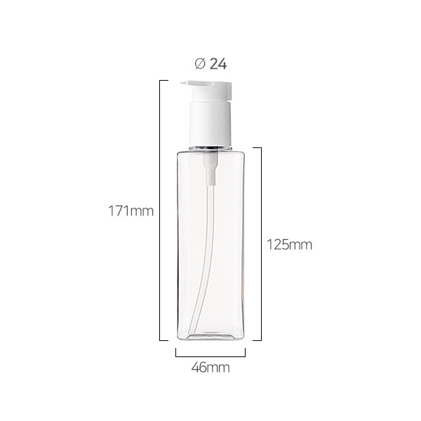 L) ジェルポンプボトル360(角型) S200ml_PET
