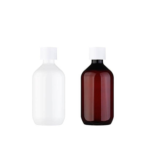 L) 中栓付スクリューキャップボトル(二重キャップ) CAS300ml_PET