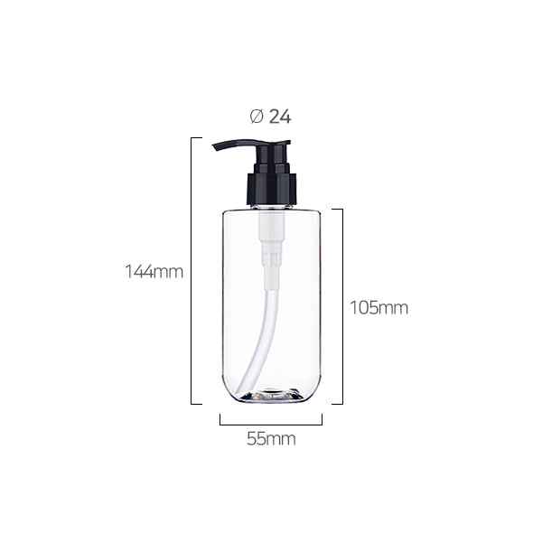 L) ポンプボトル(Bタイプ) CU200ml_PET