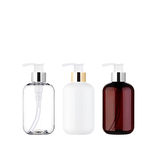 L) 金冠・銀冠ポンプボトル(Bタイプ) CO200ml_PET - YOKIプラザ - 化粧品容器