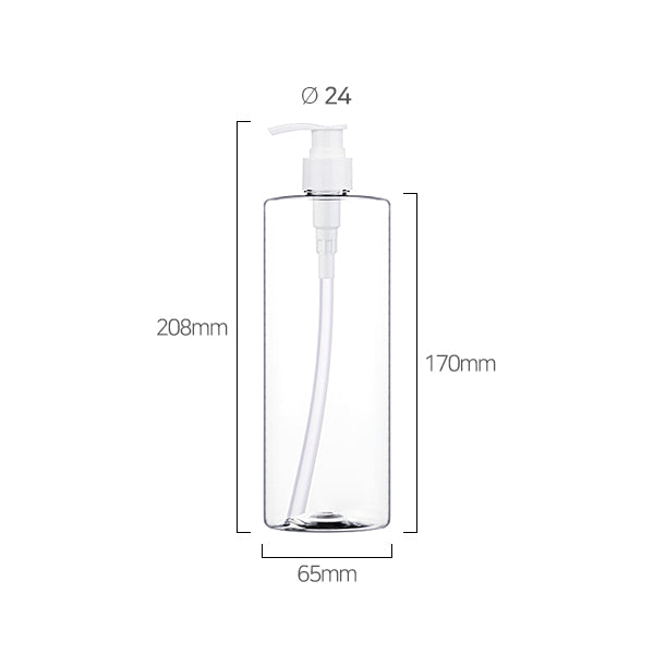L) ポンプボトル(Bタイプ) CL500ml_PET