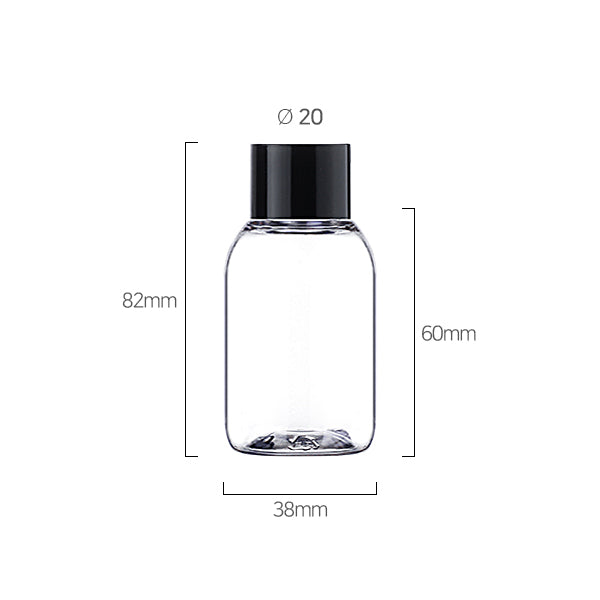 L) 中栓付スクリューキャップ(肉厚キャップ) CD50ml_PET