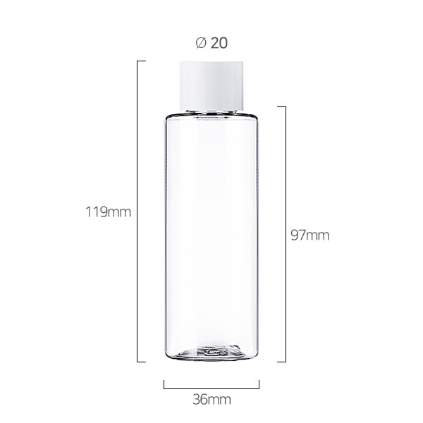 L) 中栓付スクリューキャップ(肉厚キャップ) C80ml_PET