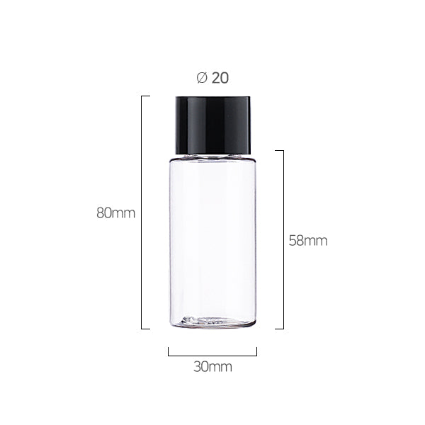 L) 中栓付スクリューキャップ(肉厚キャップ) C30ml_PET