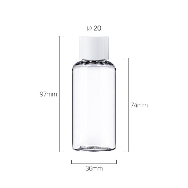 L) 中栓付スクリューキャップ(肉厚キャップ) CR60ml_PET