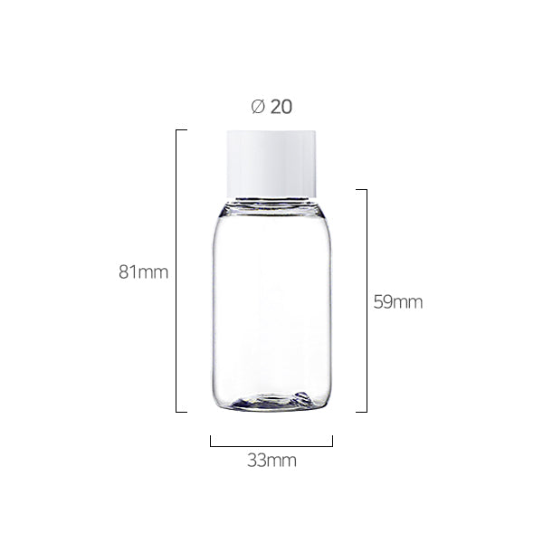 L) 中栓付スクリューキャップ(肉厚キャップ) CDL40ml_PET