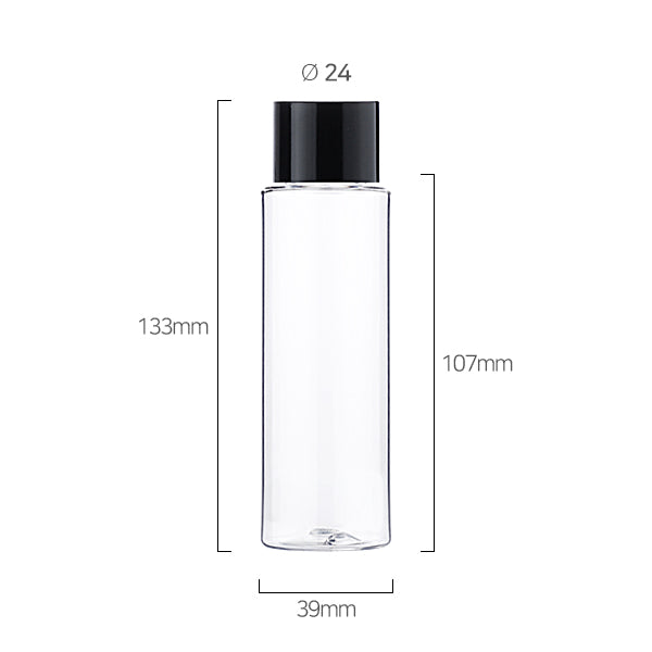 L) 中栓付スクリューキャップ(肉厚キャップ) C100ml_PET