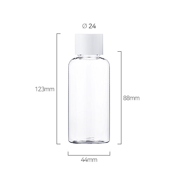 L) 中栓付スクリューキャップ(肉厚キャップ) CR120ml_PET