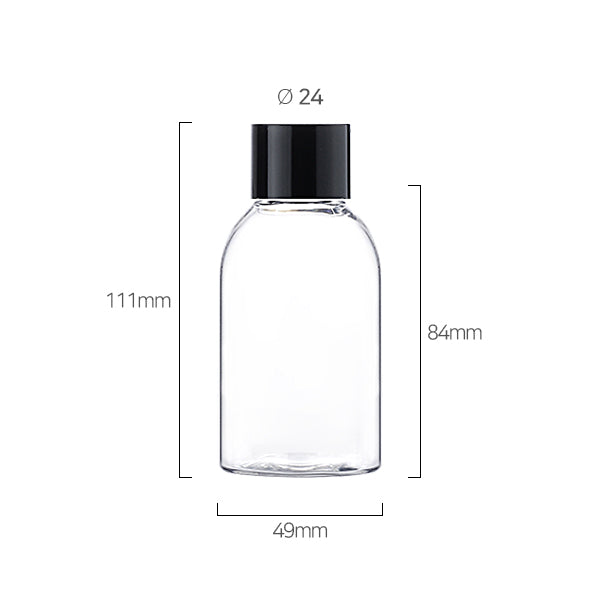 L) 中栓付スクリューキャップ(肉厚キャップ) CC120ml_PET