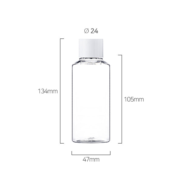 L) 中栓付スクリューキャップ(肉厚キャップ) CA150ml_PET