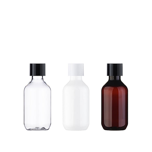 L) 中栓付スクリューキャップ(肉厚キャップ) CAS150ml_PET