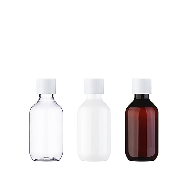 L) 中栓付スクリューキャップ(肉厚キャップ) CAS150ml_PET