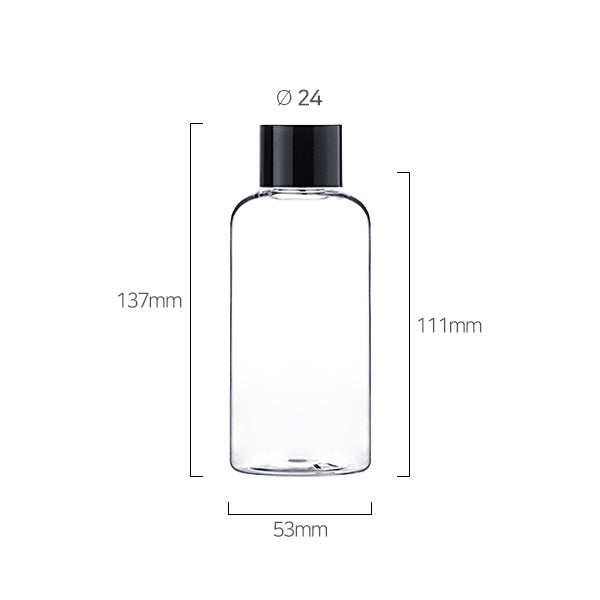 L) 中栓付スクリューキャップ(肉厚キャップ) CR200ml_PET