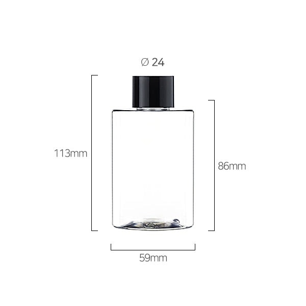 L) 中栓付スクリューキャップ(肉厚キャップ) CS200ml_PET