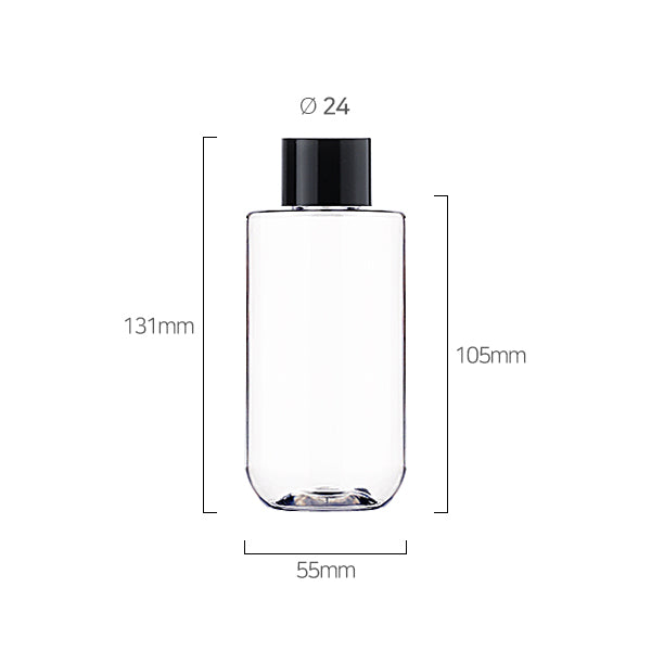 L) 中栓付スクリューキャップ(肉厚キャップ) CU200ml_PET