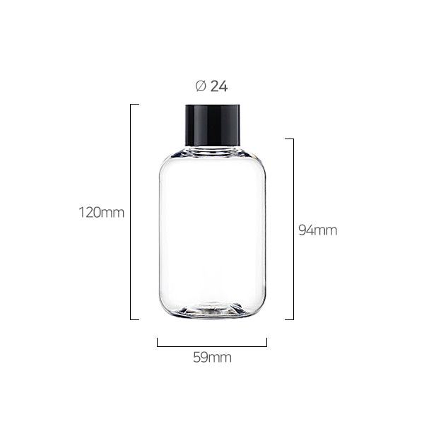 L) 中栓付スクリューキャップ(肉厚キャップ) CO200ml_PET