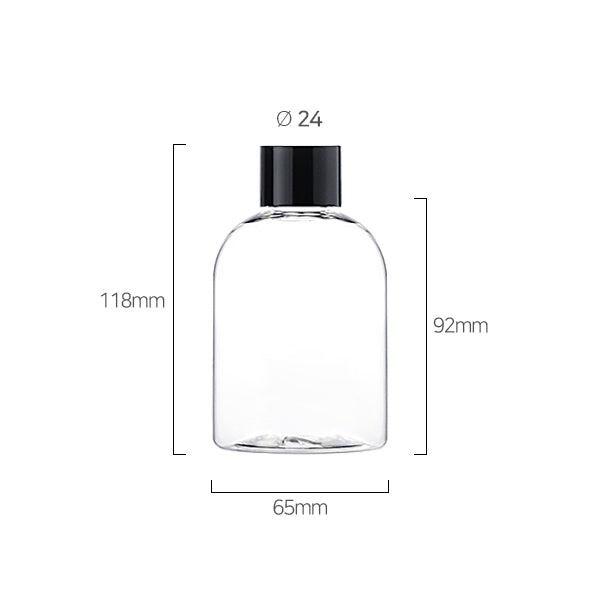 L) 中栓付スクリューキャップ(肉厚キャップ) CC250ml_PET