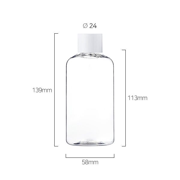 L) 中栓付スクリューキャップ(肉厚キャップ) CR250ml_PET