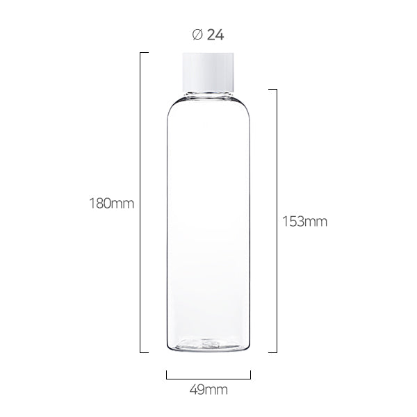 L) 中栓付スクリューキャップ(肉厚キャップ) CRL250ml_PET