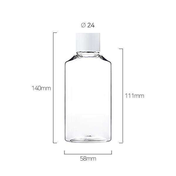 L) 中栓付スクリューキャップ(肉厚キャップ) CA250ml_PET