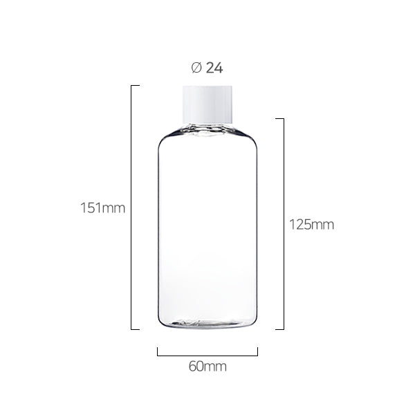 L) 中栓付スクリューキャップ(肉厚キャップ) CR300ml_PET