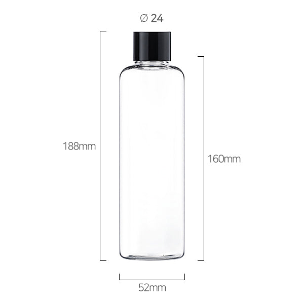 L) 中栓付スクリューキャップ(肉厚キャップ) CRL300ml_PET